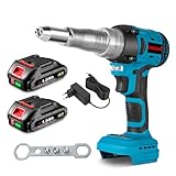 ONEVAN riveteuse à batterie, 20,000N pistolet a rivet