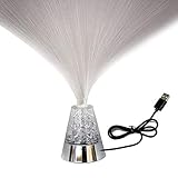 Eyccier Lampe LED à fibre optique à changement de couleur
