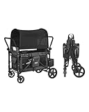 VEVOR Poussette pliable pour 4 enfants, poussette Push