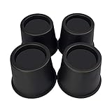 MIIX HOME - Lot de 4 rehausseurs de lit ronds robustes