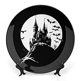 Assiette décorative en porcelaine anglaise imprimée