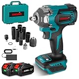 ONEVAN Cle a Choc Sans Fil 700NM, Brushless Boulonneuse