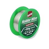 Etain a Souder, Fil de Soudure Sans Plomb 0.6mm 20g,