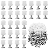 Wjelet Lot de 100 chevilles de charnière en plastique