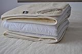 Merino Wool Literie naturelle, surmatelas en laine,