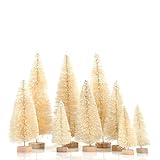 KATELUO Lot de 9 mini sapin de Noël artificiel miniature,