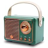 Haut-parleur Bluetooth rétro, radio rétro, haut-parleur