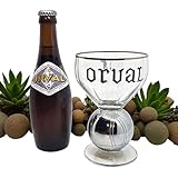 Orval – Verre Customisé avec Boule de Pétanque Recyclée