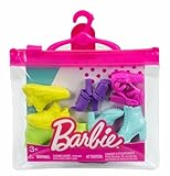 Barbie Pack de chaussures solides multicolores Small