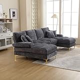 Grand canapé modulable Moderne en Forme de U, canapé-lit