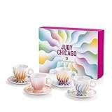 illy Judy Chicago Lot de 4 tasses à cappuccino Art