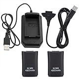 Batterie de contrôleur Xbox 360, pour Batterie Rechargeable