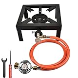 Holwim Réchaud à gaz portable 4 pieds 6 kW avec tuyau