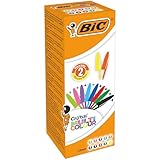 BIC Cristal Multicolour Stylos-Bille Pointe Large (1,6