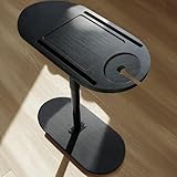 Duscdesp Table d'appoint forme C Table de salon Réglable