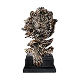 Figurine Roi Lion Figurine De TêTe De Lion En RéSine,Statue