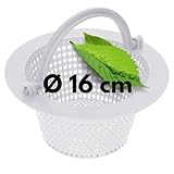 Amapool Panier de skimmer de 16 cm I Panier de rechange