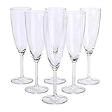 Ikea Svalka Flûte à Champagne en Verre Transparent/Lot