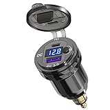Prise USB DIN Chargeur Rapide de Moto: Aluminium Double