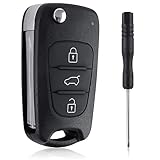 Bahan alamy Coque de clé de voiture à 3 boutons, télécommande,