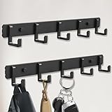 Bosdontek Porte Manteau Mural, 2 Pièces Patere Murale