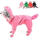 Zunea Manteau de pluie imperméable pour chien avec