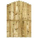 vidaXL Portail de jardin Bois de pin imprégné 100x150