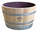 Mini étang fabriqué avec 1/2 baril de vin utilisé 225