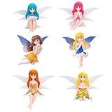 Lot de 6 accessoires de jardin féérique, petites décorations