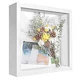 sunmeg Cadre 3D Profond 20x20 cm Cadre Photo Vitrine