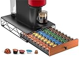 Porte-dosettes de café en métal pour 50 capsules Nespresso