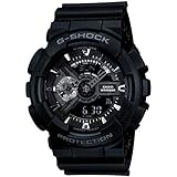 Casio GA-110-1BER Herenhorloge met g-shock zwart combi-wereldtijd