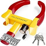 HELDENWERK Sabot de roue avec serrure de haute sécurité