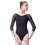 Danse Justaucorps Vêtements Gymnastique Léotards 3/4