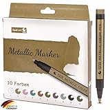 Ensemble de stylos marqueurs métalliques, 10 couleurs