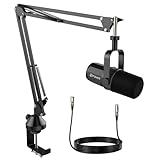 FDUCE SL40X Kit de microphone dynamique XLR pour enregistrement