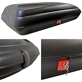 Coffre de toit VDPBA320 320 litres aspect carbone verrouillable