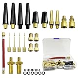 33 Pièces Embout Pompe Velo, Adaptateur de Valve avec