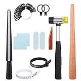 Lot de 11 pièces de mesure d'anneaux de mandrin d'anneau