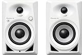 Pioneer DJ DM-40BT-W Bluetooth Studio Monitors, White
