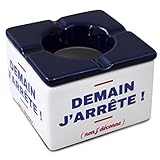 Cendrier Bistrot Vintage - Demain j'arrête