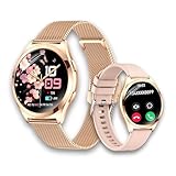 LUNIQUESHOP Montre Connectée Femme avec Appel Bluetooth