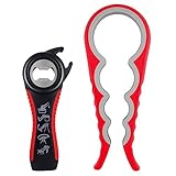 Fousenuk 2 pièces Ouvre Bocal Manuel, Multifonctionnel