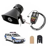 Klaxon De Voiture Sirène De Police, 12V 100W 7 Tons