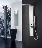 Elbe®Colonne douche en acier inox 304 avec mitigeur,