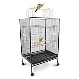 Mobiclinic® Pets NINFA Cage à oiseaux avec roues de