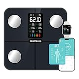 Pèse Personne Balance Connectée avec Affichage VA,