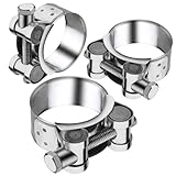 Lot de 3 colliers de serrage pour tuyau d'échappement