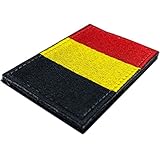 Patch de Drapeau Belgique avec Velkro - Patchs Brodés