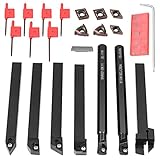 21 pièces 10 x 10 mm Porte-Outil De Tournage，Tournage